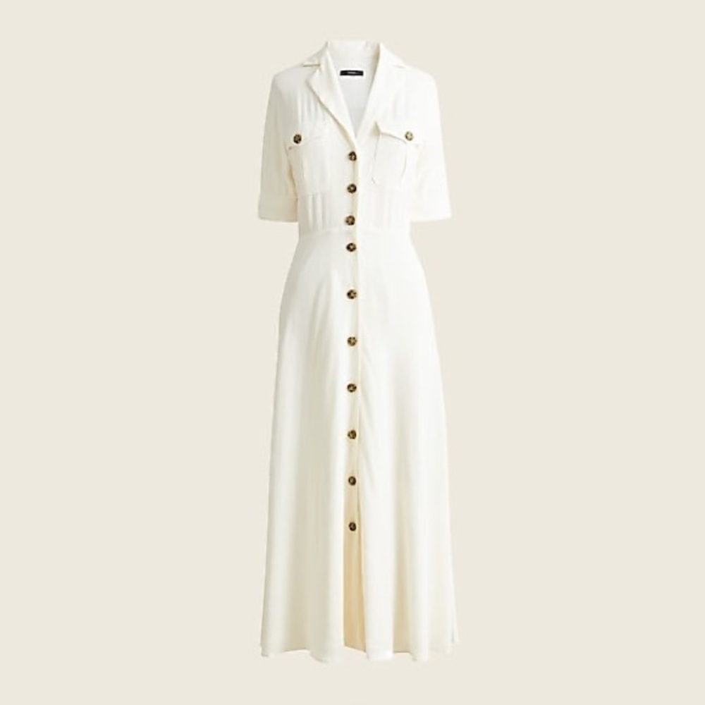 J. Crew Collared Camp Pocket Shirtdress
